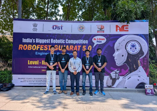 Drones that think, navigate & protect: IITRAM student innovators soar high at Robofest Gujarat 5.0