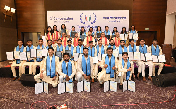 ‘Degrees don’t define you—purpose does’: Udit Sheth sets the tone at TransStadia University’s First Convocation