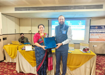 All-Women Rotary Club of Bhavnagar Vibrant Wins District Governor’s Applause at Official Club Visit