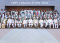 ‘Architecture must care for people, place and memory’: Prof Ashoke Chatterjee defines purpose at CEPT’s 20th Convocation