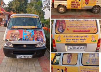 Service as Sadhana: Shri Sankatmochan Mahavir Mandir expands Ram Roti Seva with third Rath in Ahmedabad