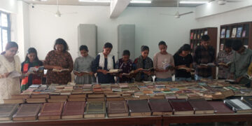 When language breathes through books: 320 students ignite mother-tongue reading movement at Navgujarat Campus