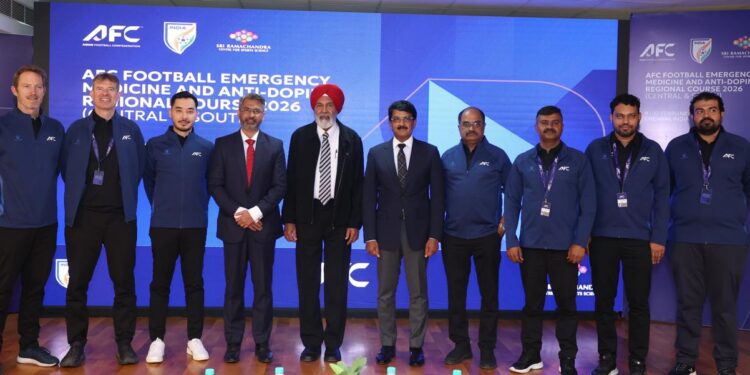 Asia’s penalty-kick on injuries & doping: AFC launches high-intensity medical bootcamp in Chennai