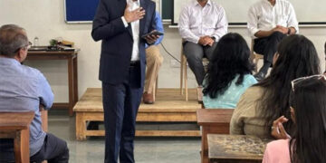 ‘Do not be afraid of failure — keep trying’: Anil Patel inspires Navgujarat students to chase excellence