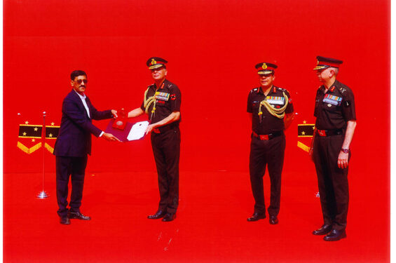 37 years of steadfast service: Ahmedabad Cantonment Engineer Jayesh H. Patel Honoured with ‘Achieving Excellence Award’