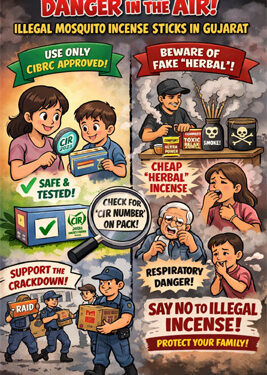 Illegal mosquito repellent agarbattis: Gujarat’s hidden public health crisis demands urgent consumer vigilance