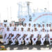 Sea shield strengthened: ICGS Apoorva docks at Okha, bolstering coastal security in the North-West