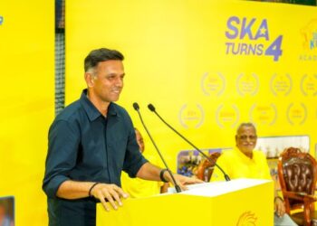 The Wall inspires the next innings: Rahul Dravid lights up Super Kings Academy milestone