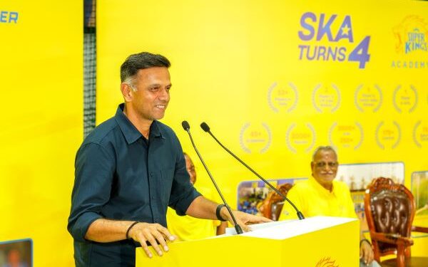 The Wall inspires the next innings: Rahul Dravid lights up Super Kings Academy milestone