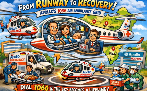 From runway to recovery: Apollo turns the sky into a lifeline with 1066 Air Ambulance Grid