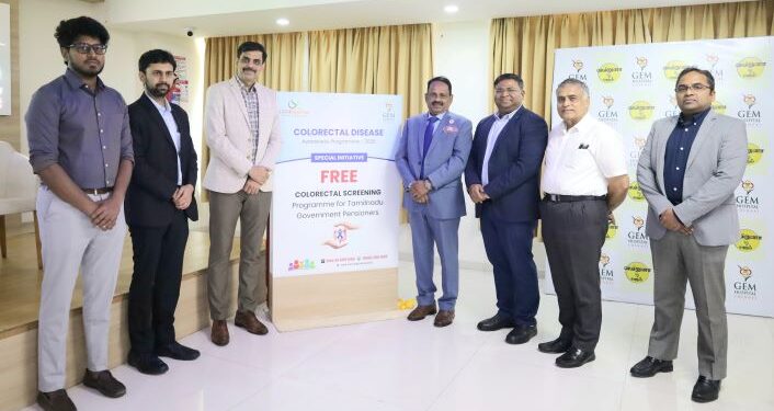 Silent Killer, Loud Call: GEM Hospital Rolls Out Free Colorectal Screening Drive for Tamil Nadu Pensioners