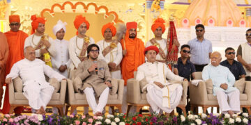 ‘Religion unites, not divides’: Governor Devvrat & Mohan Bhagwat strike a resonant note at Jetalpur’s 200-Year Swaminarayan milestone