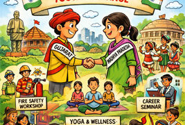 Unity in diversity: Gujarat–Madhya Pradesh youth exchange ignites national integration spirit