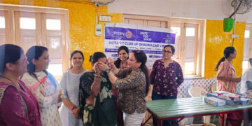Healing hands, clearer vision: Rotary–Red Cross camp brings lifeline healthcare to Bhavnagar’s doorstep