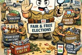₹400 cr seizures, 2,200+ candidates: Poll heat rises as scrutiny ends, enforcement tightens grip