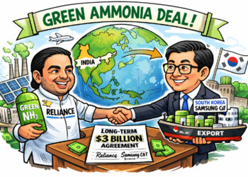 Green fuel diplomacy: Reliance–Samsung pact signals India’s global ammonia leap