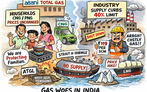 Adani Total Gas shields households from global LNG shock, curbs industrial supply amid West Asia turmoil