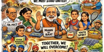 When the world shakes, india must stand together: PM’s call for unity over noise