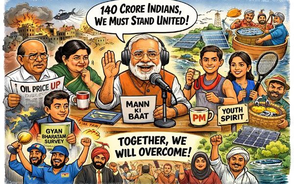 When the world shakes, india must stand together: PM’s call for unity over noise