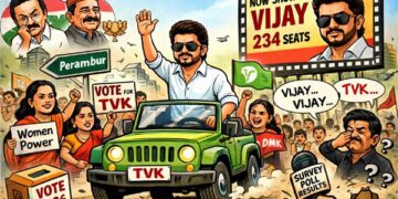Vijay goes solo, stakes claim as game-changer: TVK storms into 2026 battle from Perambur