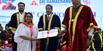 “Empathy Over Technology”: Dr. Abhijat Chandrakant Sheth’s stirring call as SRIHER graduates step into healing with heart