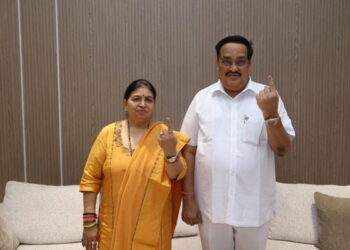 Democracy in Motion: Gujarat’s powerhouses, people & poll panel converge as AMC & local body voting sees high-octane turnout