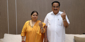 Democracy in Motion: Gujarat’s powerhouses, people & poll panel converge as AMC & local body voting sees high-octane turnout
