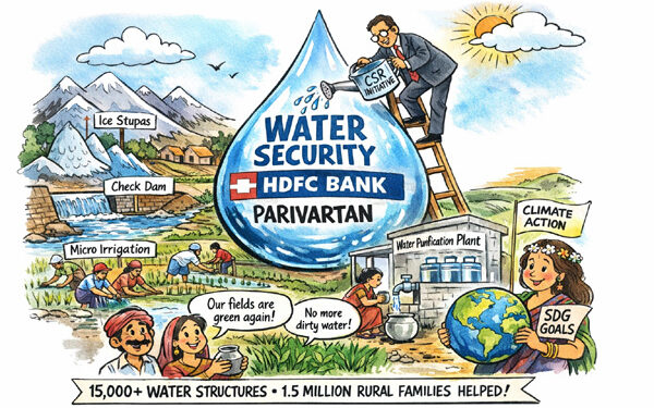 Drops to destiny: HDFC Bank’s Parivartan turns water into rural India’s lifeline