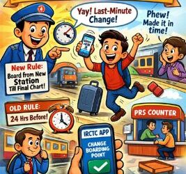 Miss Your Train? Not Anymore: Railways lets you change boarding point till last 30 minutes