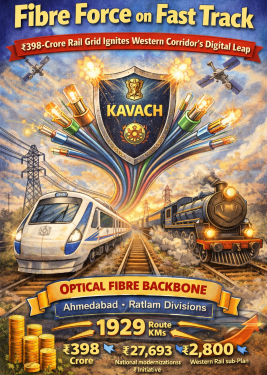 Fibre Force on Fast Track: ₹398-Crore Rail Grid Ignites Western Corridor’s Digital Leap