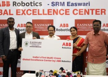 India Gets 1st ABB Robotics Excellence Hub on SRM Easwari Engg College Campus