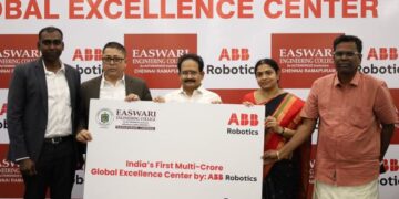 India Gets 1st ABB Robotics Excellence Hub on SRM Easwari Engg College Campus