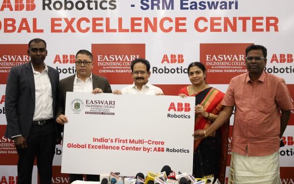 India Gets 1st ABB Robotics Excellence Hub on SRM Easwari Engg College Campus