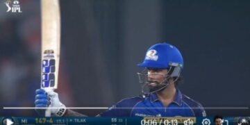 Tilak’s tornado: Varma’s 45-ball masterpiece powers MI to 99-run rout of Titans