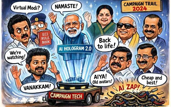 Votes in the age of avatars: AI Holograms redefine Tamil Nadu’s campaign battlefield