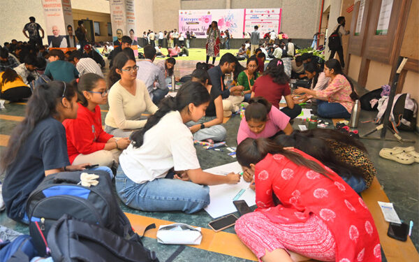Young minds, green mission: Swarrnim University marks Earth Day with student power