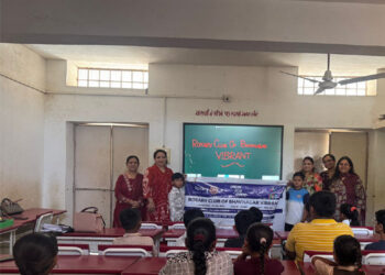 Smart class, bright futures: Rotary Club powers digital leap in rural Bhavnagar primary school