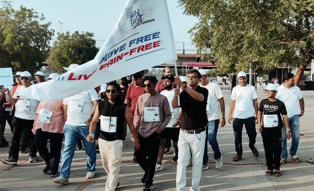 Step out, stand up to arthritis: Sabarmati Riverfront turns into a movement for pain-free living