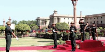 Nation Salutes General Anil Chauhan: CDS Receives Grand Guard of Honour on Retirement
