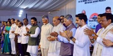 India’s Defence Power Surge: Rajnath Singh Launches Mega Aerospace, Naval And Drone Projects In Andhra Pradesh