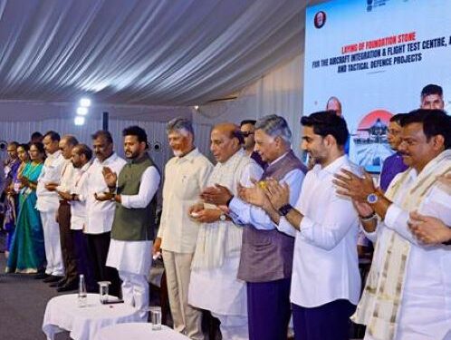 India’s Defence Power Surge: Rajnath Singh Launches Mega Aerospace, Naval And Drone Projects In Andhra Pradesh