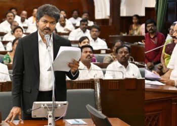 ‘Whistle’ Roars in Assembly: CM Vijay Wins Explosive Floor Test With 144 Votes, AIADMK Rebels Trigger Political Earthquake in TN