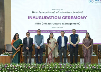 ‘Build infrastructure that builds lives’: Dr Priti Adani’s clarion call inspires Adani University’s new MBA cohort