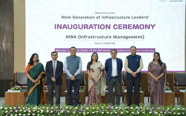 ‘Build infrastructure that builds lives’: Dr Priti Adani’s clarion call inspires Adani University’s new MBA cohort