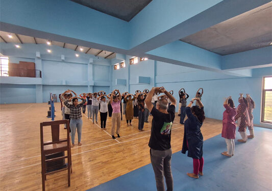 From classroom to calmness: Navgujarat College inspires a wellness revolution through yoga