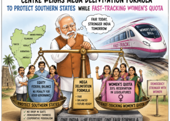 Mahila Shakti meets democratic reset: Centre weighs mega delimitation formula to protect Southern States while fast-tracking women’s quota
