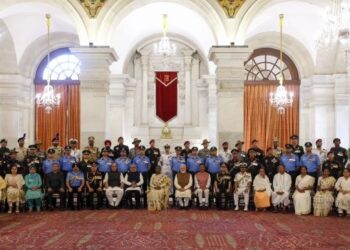 Nation salutes its finest: President honours India’s bravest with Gallantry Awards at Defence Investiture Ceremony 2026
