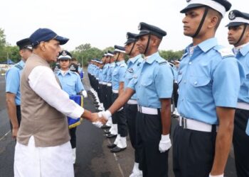 “Stay vigilant, recalibrate fast”: Rajnath Singh’s pep talk to new IAF Officers as 231 cadets earn their wings