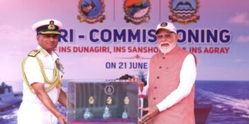 ‘A nation strong at sea commands influence on shore’: PM commissions 3 Naval Titans to Power India’s maritime century