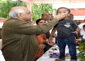 Gujarat CM Bhupendra Patel launches statewide pulse polio drive to protect over 8.3 mn children